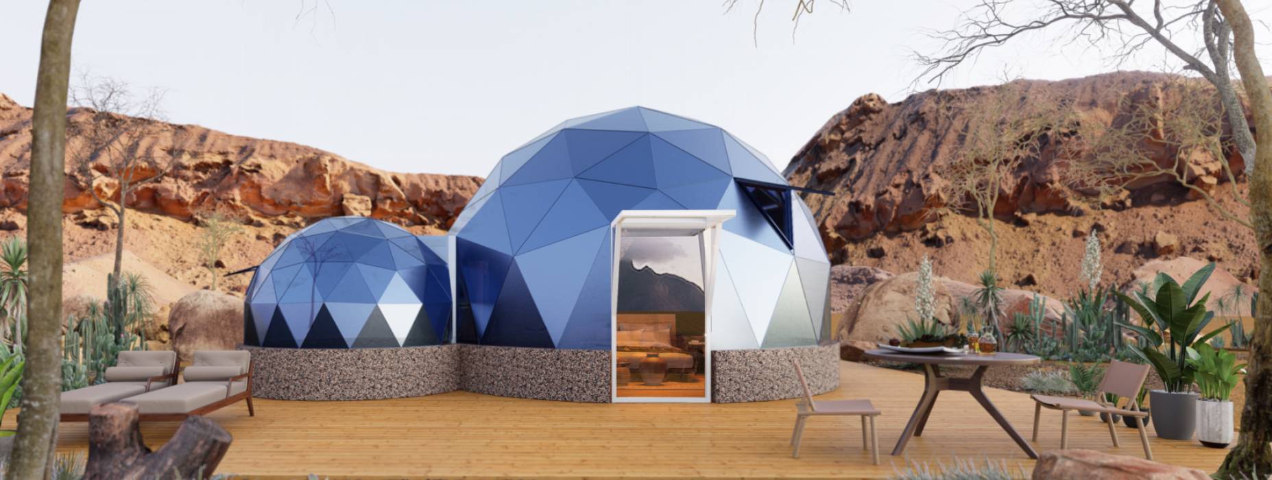 五常市球形智能光伏玻璃星空房